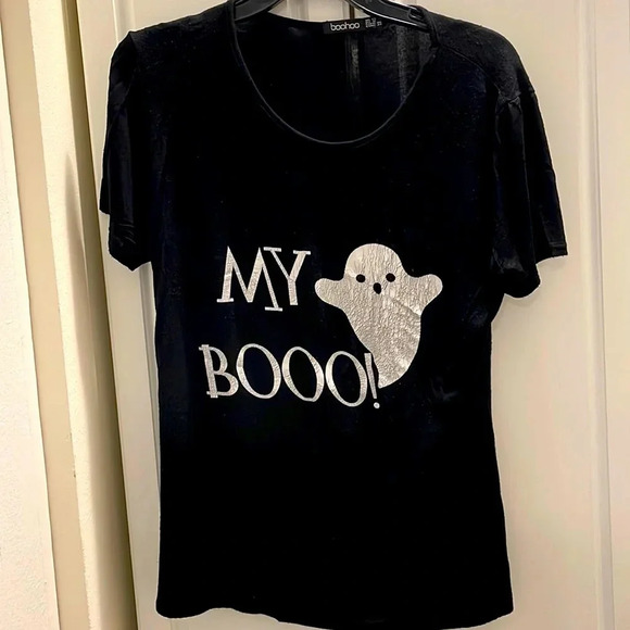 Halloween Graphic Tee “My Boo” - Picture 1 of 6